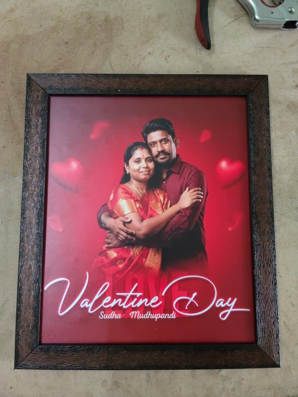 Size - 8x6 1inch Frame (Normal Frame With Lamination)